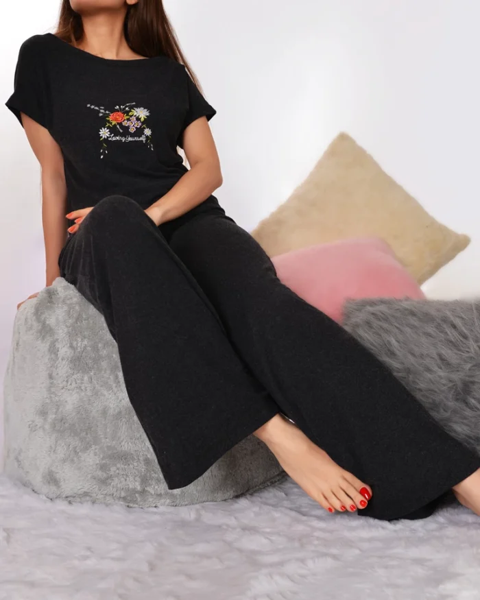 تیشرت و شلوار پروانه و سنجاقک زنانه
