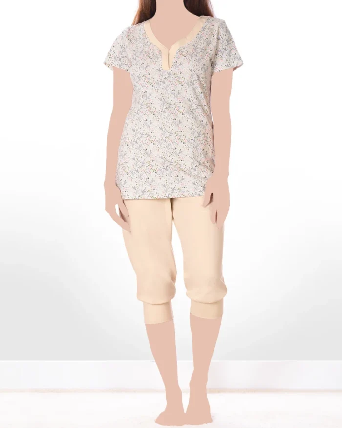 تیشرت و شلوار برمودا آیلار زنانه