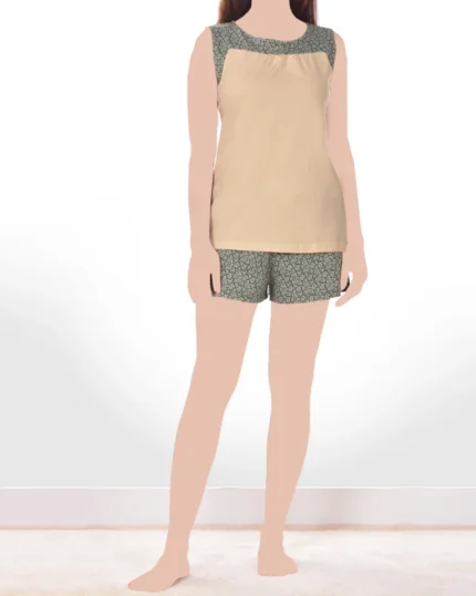تاپ و شلوارک شیدا زنانه