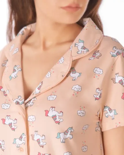 ژاکت و شلوارک ابر و تک شاخ زنانه