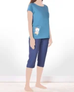 تیشرت و شلوار برمودا خرس بالرین زنانه