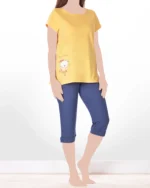 تیشرت و شلوار برمودا خرس بالرین زنانه