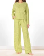 تیشرت و شلوار بلند دلبند زنانه