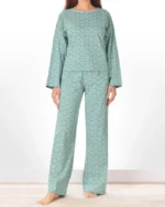 تیشرت و شلوار بلند دلبند زنانه