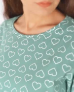 تیشرت و شلوار بلند دلبند زنانه