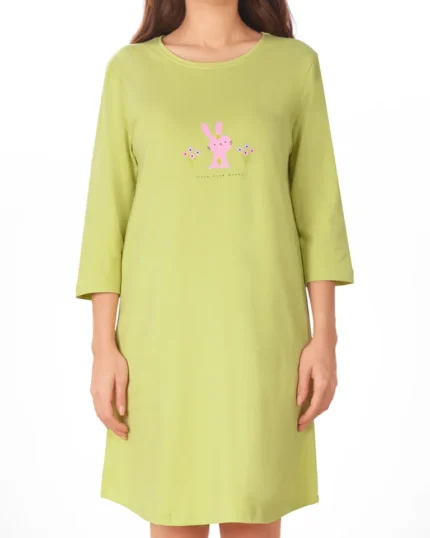 پیراهن آستین سه ربع فام زنانه