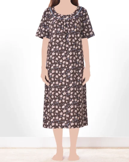 پیراهن آستین کوتاه روشنک زنانه