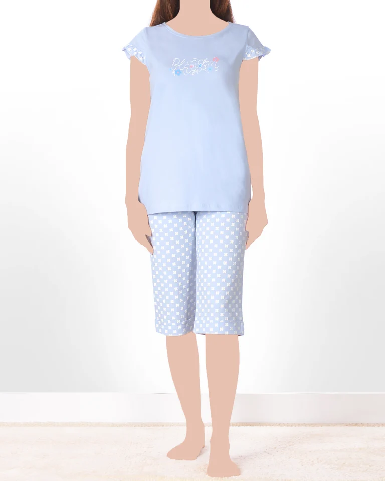 تیشرت و شلوار شکوفه زنانه تیشرت و شلوار شکوفه زنانه