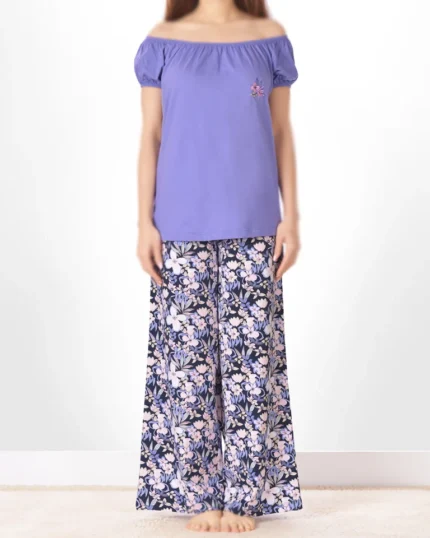 تیشرت و شلوار تک گل زنانه