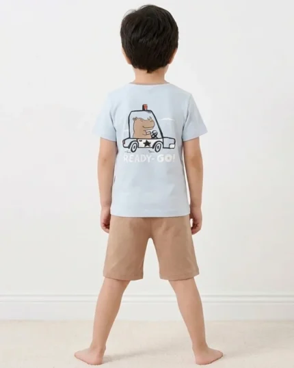 تیشرت و شلوارک پلیس کرگدن بچه گانه