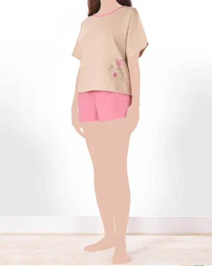 تیشرت و شلوارک گلاره زنانه