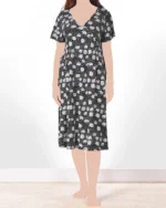 پیراهن آستین کوتاه مهوا زنانه