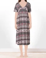 پیراهن آستین کوتاه مهوا زنانه