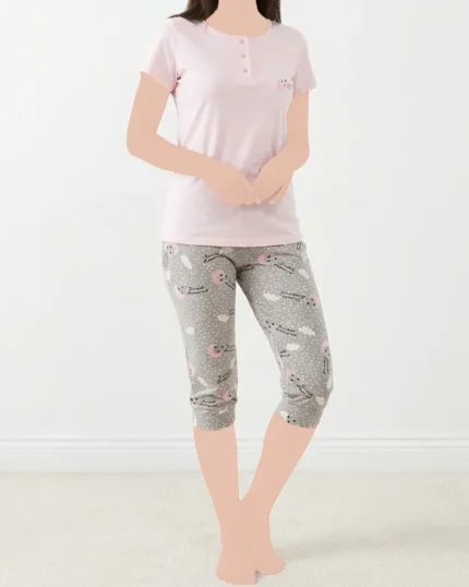 تیشرت و شلوار بلند خواب رویایی زنانه