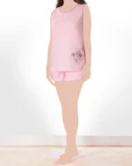 تاپ و شلوارک گلبرگ زنانه