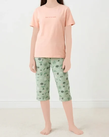 تیشرت و شلوار برمودا روباه بازیگوش نوجوان