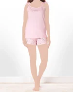 تاپ بندی و شلوارک ساینا زنانه