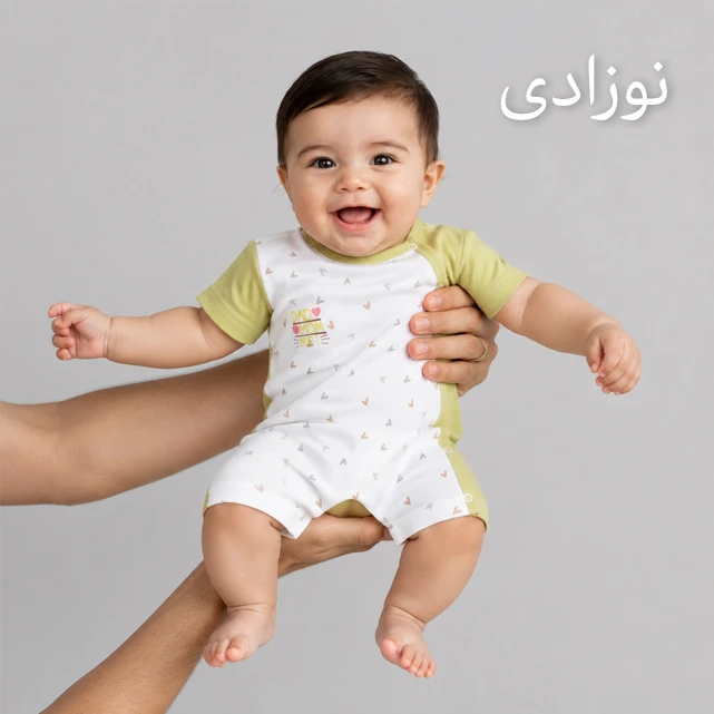 دسته بندی لباس راحتی نوزادی ناربن