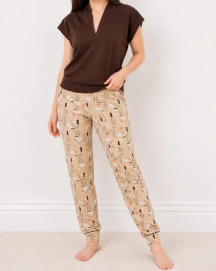 تیشرت و شلوار بلند آیسان زنانه